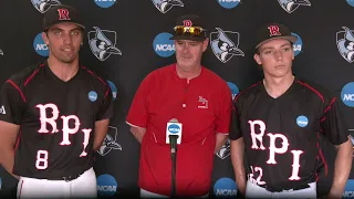 NCAA Baseball Tournament - RPI vs Farmingdale Game 3 RPI Post Game