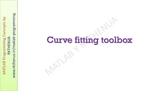 Curve fitting in MATLAB