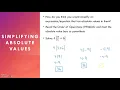 35 Absolute Values