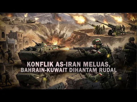 Konflik AS vs Iran Meluas, Bahrain-Kuwait Dihantam Rudal