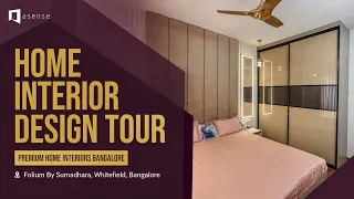 Modern Bangalore Apartment Tour Stunning 2BHK Interior Design Asense Interior