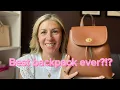 Review of new Coach Turnlock backpack from The Summer I Turned Pretty collection