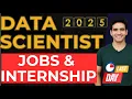 Lagu Top 10 Companies Hiring Data Scientist Freshers 2025 | Data Science Internships 2025