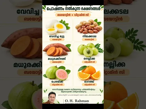 മുടിക്കും ചർമ്മത്തിനും he Nutrition Behind Healthy Hair and Skin, Health Tips Malayalam