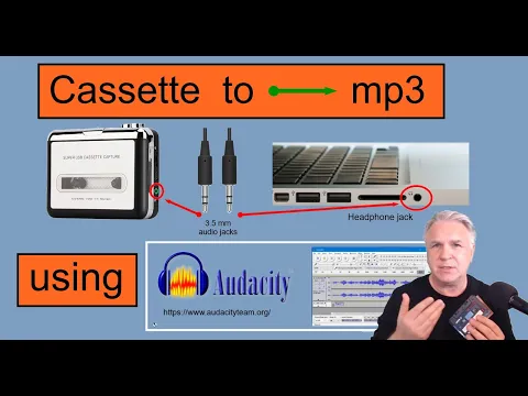 Download MP3 How to copy Cassette to MP3 - to your laptop.