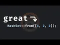 57 Hash sets are great in Rust