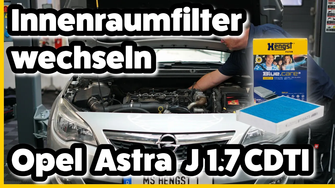 Opel Astra J 1.7 CDTI: Innenraumfilter wechseln