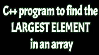 C program to find largest element of an array 3 methods to find the largest number in an array