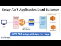 AWS Application Load Balancer setup with target group EC2 Step by step tutorial Hands-On