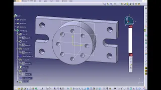 CATIA V5 for Beginners Circular Rectangular Patterns - 21