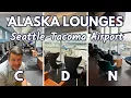 Explore Alaska Airlines Seattle-Tacoma Airport Lounges C-D-N Comparison