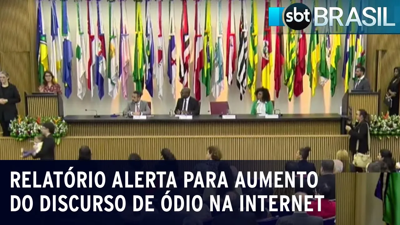 Relatório alerta para aumento do discurso de ódio na internet | SBT Brasil (03/07/23)