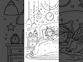 Fairy House Coloring Pages - SET 1