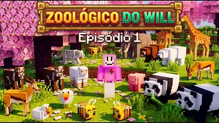 COMECEI MEU ZOOLÓGICO NO MINECRAFT! Achamos o Lugar Perfeito | EP.1
