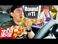 Drive-Thru Merry Go Round Challenge extreme eating