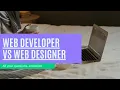 Web Developer vs Web Designer Difference Between a Web Developer and Web Designer Urdu and Hindi