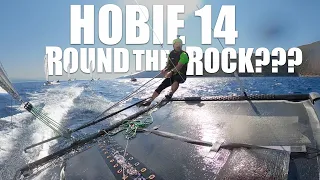 Hobie 14 vs the 18 footers!! Round the Rock