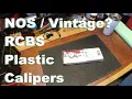 NOS Vintage RCBS Plastic Calipers