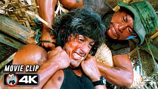 rambo rescues pows scene rambo first blood part ii 1985 movie clip 4k