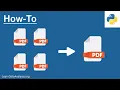 How to merge multiple PDF files using Python Python Tutorial
