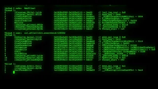 4 Relaxing Coding Screensaver Encrypted Programming Code green VJ Loop no sound no music
