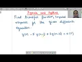 FIND TRANSFER FUNCTION IMPULSE RESPONSE FOR THE GIVEN DIFFERENCE EQUATION