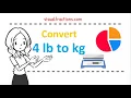 Converting 4 Pounds lb to Kilograms kg Your Complete Guide to Conversion