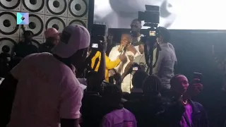 see how much is sprayed when 9ice joins qdot on stage alagba album listening party