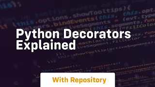 Python decorators explained