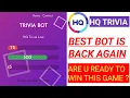 TRIVIA BOT ANSWER BEST ACCURACY 100 FAST BOT WITH FAST ANSWERS FREE BOT ANSWER 2021