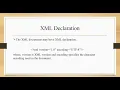 5 Web Development using PHP XML Basics 1 Part 3 Components of XML document