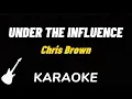Download Lagu Chris Brown - Under The Influence | Karaoke Guitar Instrumental