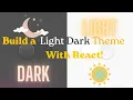 Build a Theme Toggle in React with Sun Moon Icons