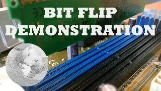 Witnessing a Bit Flip first hand