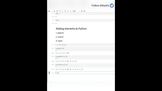 Add elements to Python List