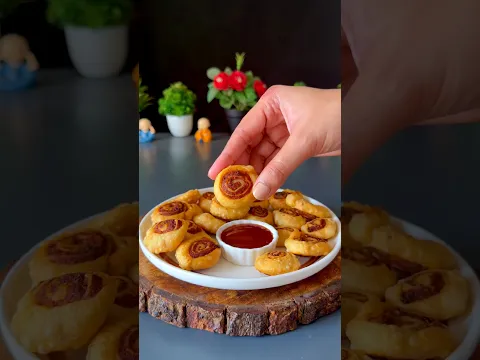 Crispy Potato Pinwheel Recipe⬇️ #recipe #food #easyrecipe #cooking #foodie