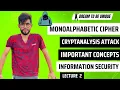 Monoalphabetic Cipher Crypt Analysis Attack Lecture 2