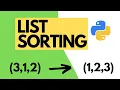 How to sort a list in Python with sort function