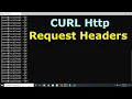 How to Send HTTP request Headers through CURL Command Call