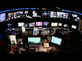 Mike Marshall passes out Valentine s day gifts to control room