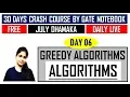 DAY 6 - GREEDY ALGORITHMS