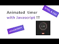 Building animated countdown timer with Javascript