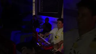 حفلة مصراته غناء الفنان رجب البوسيفي وعازف كيبورد احمد خليل والفنان احميده الترهوني دندنها