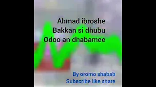 ahmed ibroshee old oromo music 