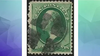 USA 3 cents Philately Green George Washington - Stamp Value
