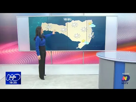 Central do Tempo - SC registra neve pela segunda vez em 2024
