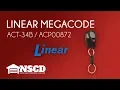 Linear Mega Code ACT-34B ACP00872 Mini Gate or Garage Door Opener Remote