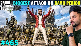 MICHAEL'S POWERFUL ATTACK ON CAYO PERICO | GTA V GAMEPLAY #465 | GTA 5
