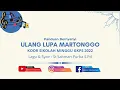 Download Lagu ULANG LUPA MARTONGGO | Koor Sekolah Minggu GKPS 2022 | #panduanbernyanyi