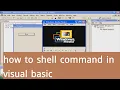 how to shell command in visual basic